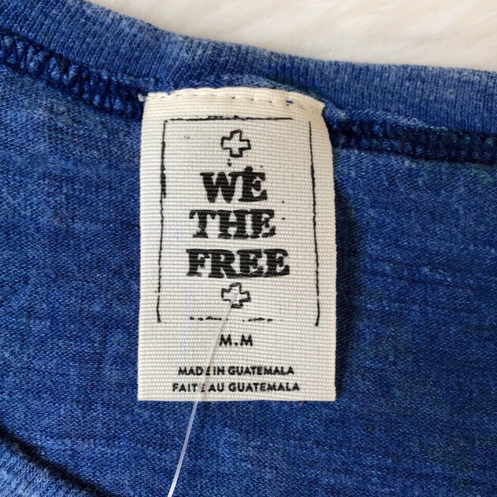 Free People We The Free Split Shoulder Alex Tee - Picture 6 of 8